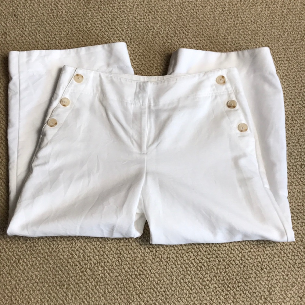 The Loft White Dress Pants Size 4
